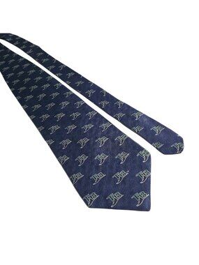 Tampa Bay Devil Rays Logo Tie RM Sport Genuine MLB Merchandise Blue Baseball 55"